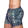 2Eros Print Hawaiian Swim Shorts S50 Forest Green (T9418)